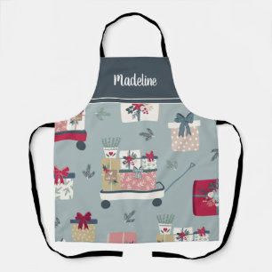 Cute Country Christmas  Style Personalized Apron