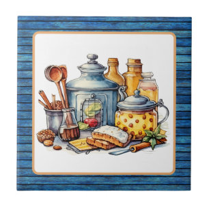 Cute Country kitchen pot Tile