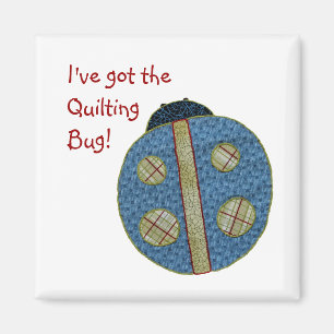 Cute Country Style Quilting Ladybug Magnet