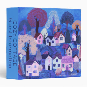 Cute Country Village Rental Guest Information Binder