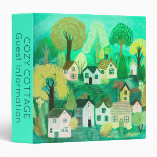Cute Country Village Rental Guest Information Binder