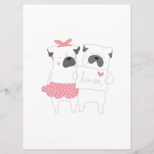 Cute Couple French Bulldog Love   Dog Lover Menu