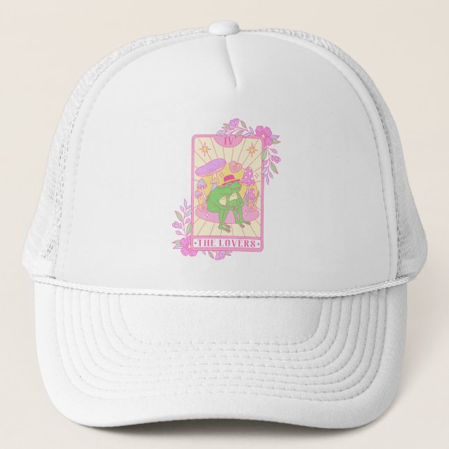 Cute Couple Frog - The Lovers Trucker Hat (Front)