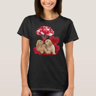 Cute Couple Golden Retriever T-Shirt