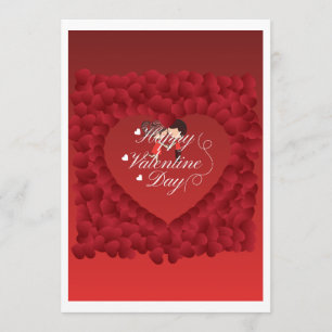 Cute Couple Illustration Valentine's Day Card