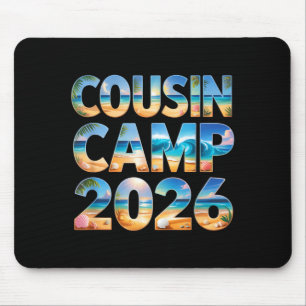 Cute cousin camp 2026 crew family reunion trip mouse pad
