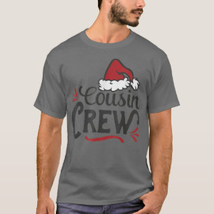 Cute Cousin Crew Merry Christmas Lover Family Matc T-Shirt