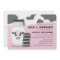 Cute Cow and Milk and Cookies Pink Baby Shower