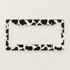 Cute Cow Animal Print Pattern Aesthetic Black