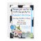 Cute cow boys birthday invitation