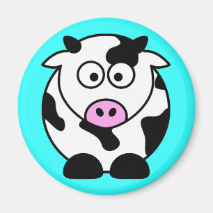 CUTE COW BULL MAGNET