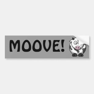 Cute Cow Bumper Sticker