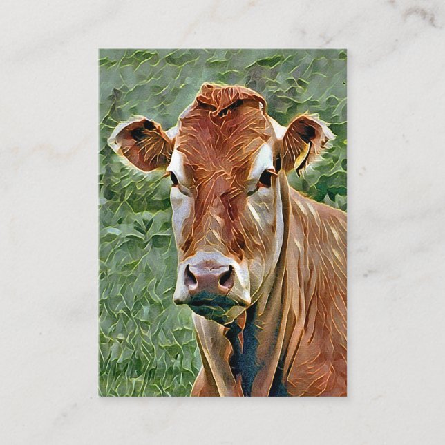 CUTE COW BUSINESS CARD (Front)