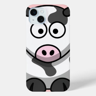 Cute Cow iPhone 15 Mini Case