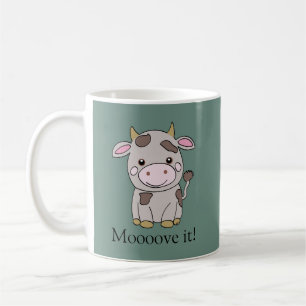 Cute cow coffee mug