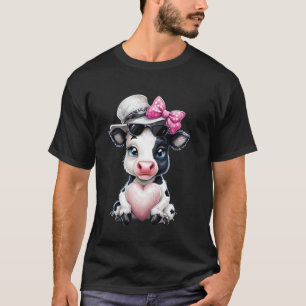 Cute Cow Design For Men Women Dairy Cow Lover Catt T-Shirt