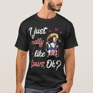 Cute Cow Farm Animal T-Shirt