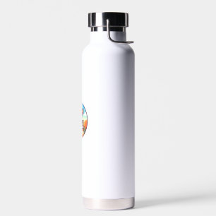 Cute Cow Girl Horse Riding Cowgirl Sunset Rider _8 Water Bottle