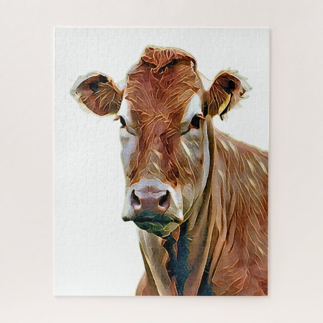 CUTE COW JIGSAW PUZZLE (Vertical)