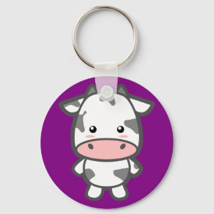Cute Cow Keychain
