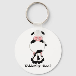Cute Cow Keychain