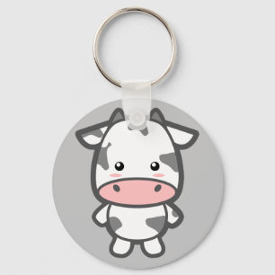 Cute Cow Keychain