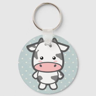 Cute Cow Keychain