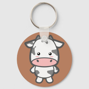 Cute Cow Keychain