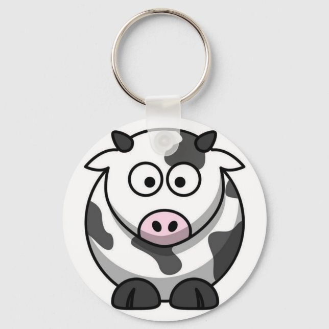 Cute cow keychain (Front)