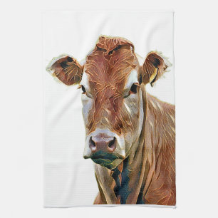 CUTE COW KITCHEN TOWEL