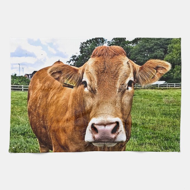 CUTE COW KITCHEN TOWEL (Horizontal)