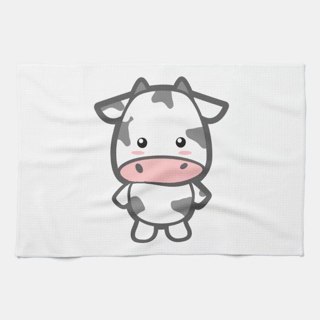 Cute Cow Kitchen Towel (Horizontal)