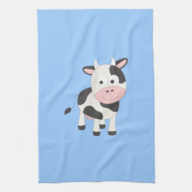 Cute cow kitchen towel (Vertical)