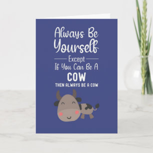 Cute Cow Lover Cards Funny Farm Animals Humor
