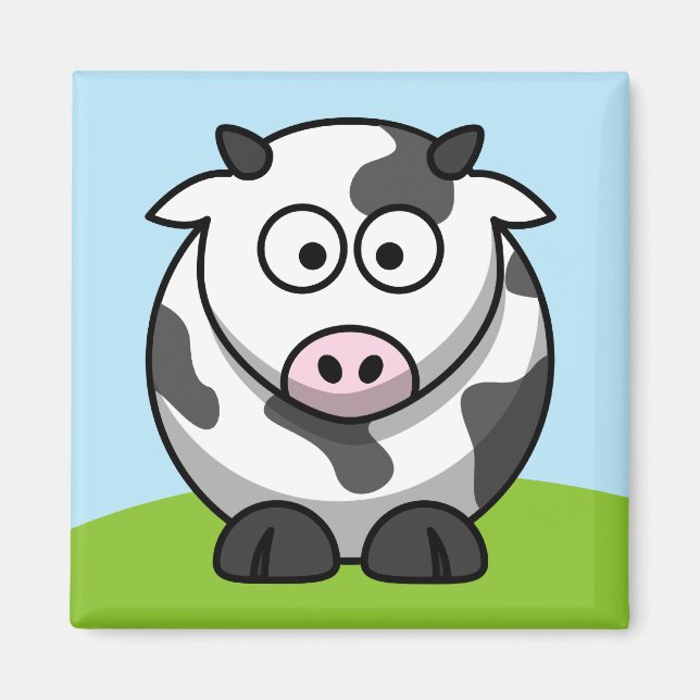 Cute Cow Magnet (Front)