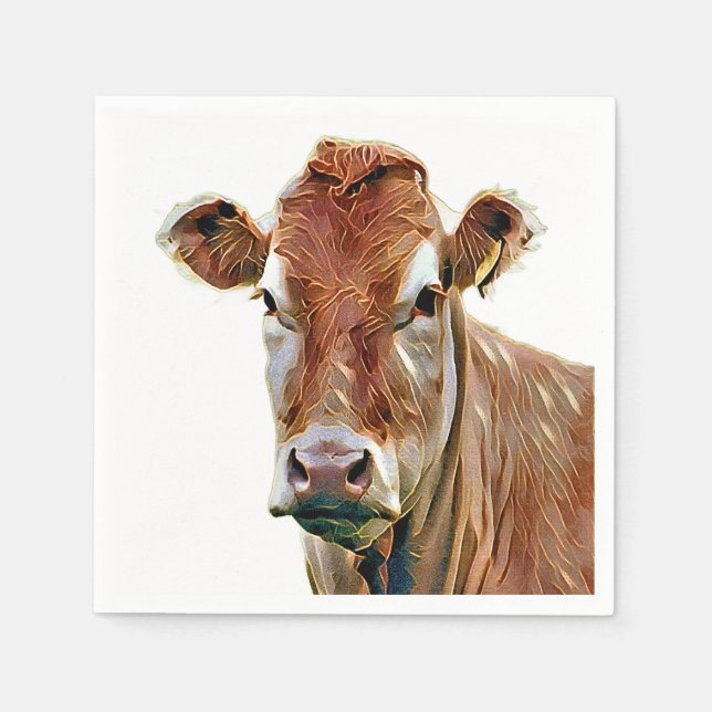 CUTE COW NAPKIN (Front)