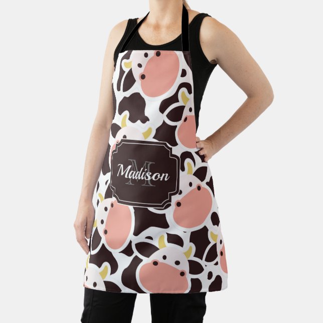 Cute Cow Pattern Apron (Insitu)