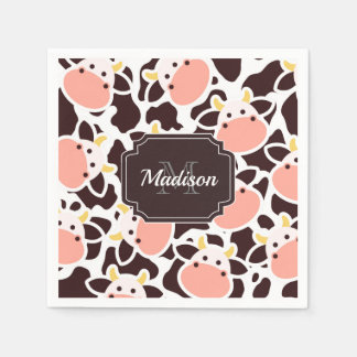 Cute Cow Pattern Napkin
