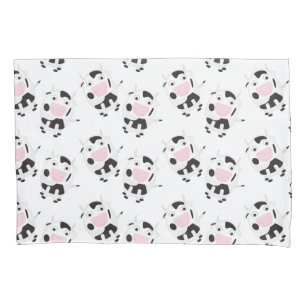 Cute Cow Pattern Pillowcase