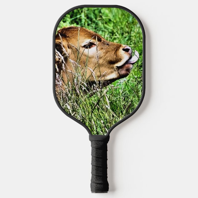 CUTE COW PICKLEBALL PADDLE (Front)