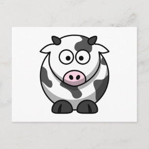 Cute Cow Postcard
