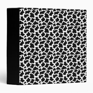 Cute Cow Print Pattern Farmer Gifts Farm Animals Binder
