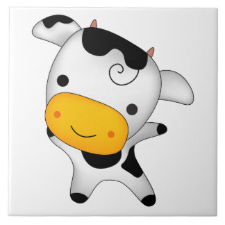 Cute cow tile