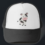 Cute cow trucker hat<br><div class="desc">Cute little cow</div>