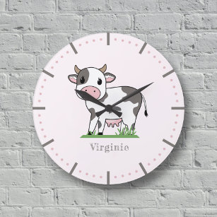 Cute Cow Wall Clock
