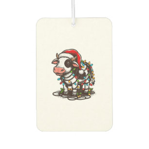 Cute Cow Xmas Kids Teen Girl Boy Air Freshener