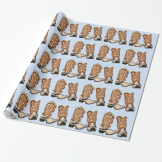 Cute Cowboy Boot Gift Wrap