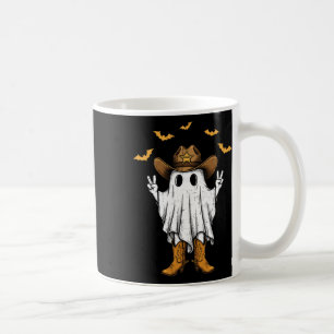 Cute Cowboy Ghost Sheriff Peace Funny Halloween Me Coffee Mug