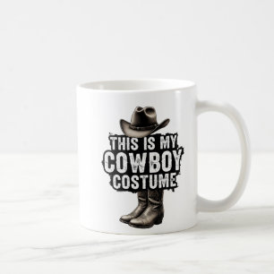 Cute Cowboy Western Cowboy Outfit Men Coffee Mug
