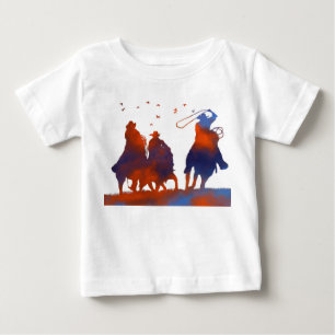 Cute Cowboys Roping Toddler Top
